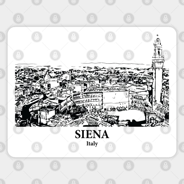 Siena - Italy Magnet by Lakeric